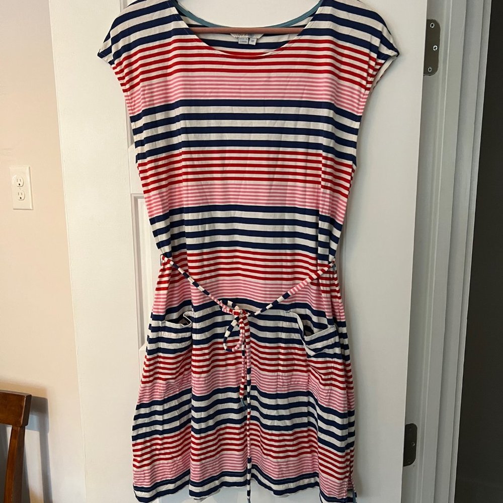 Boden Cap Sleeve Shirt Dress - Sz M